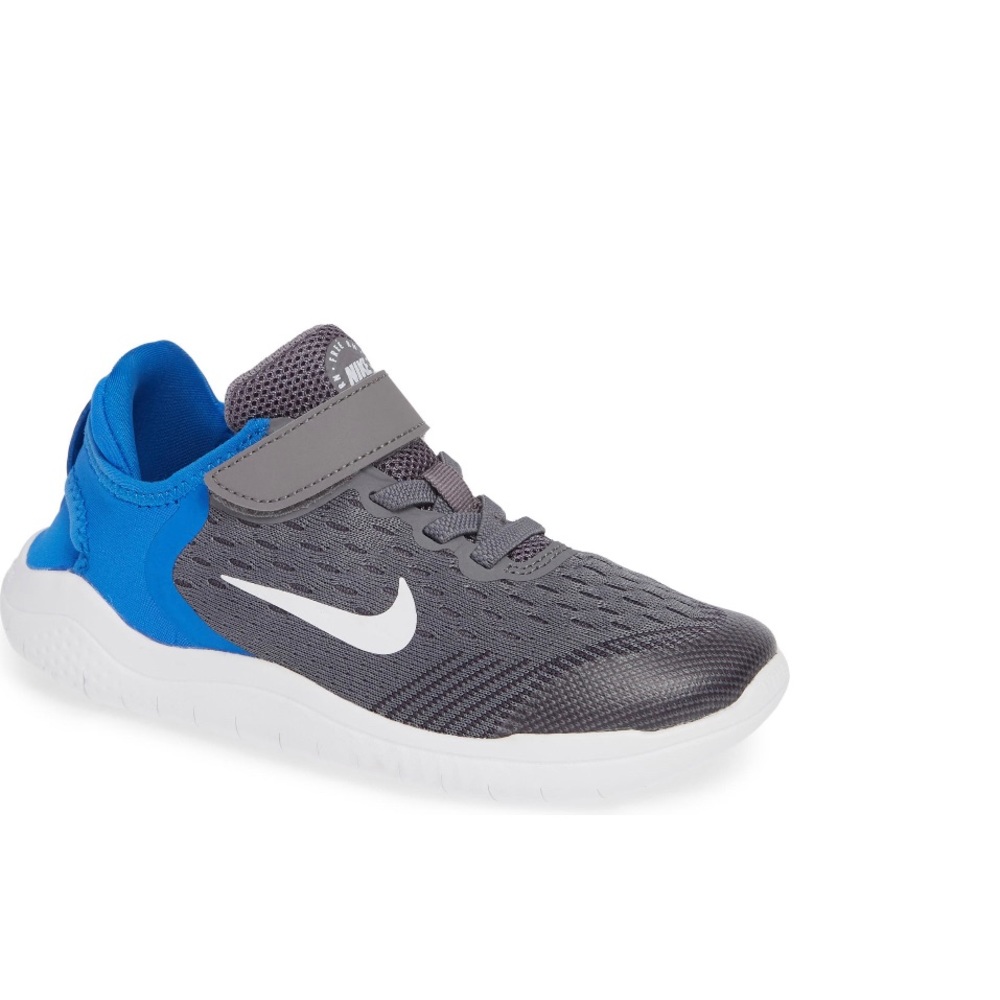 Nike Free RN running shoe blue grey baby walker 6